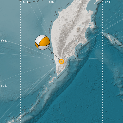 Epicenter map