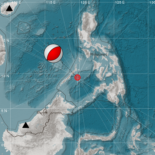 Epicenter map