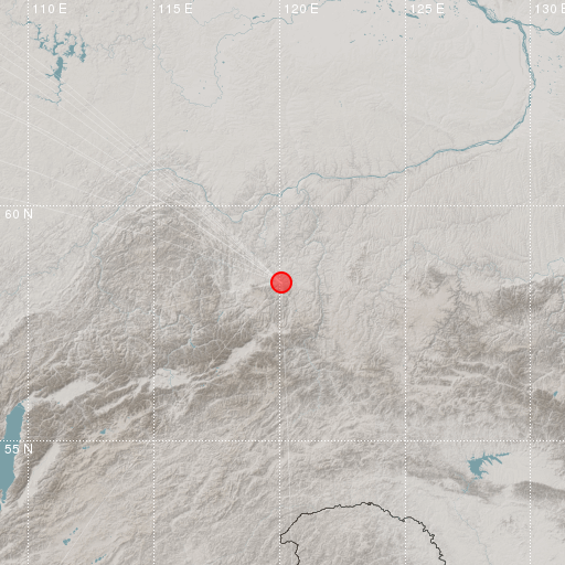 Epicenter map