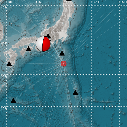 Epicenter map