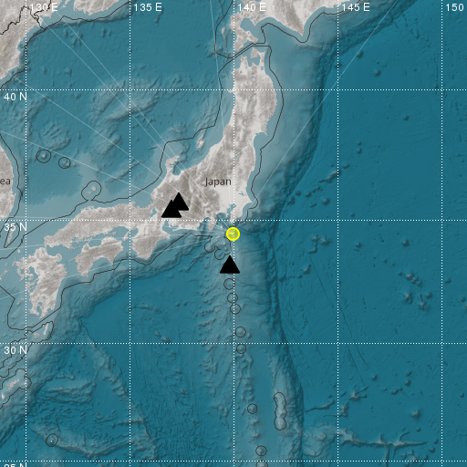 Epicenter map